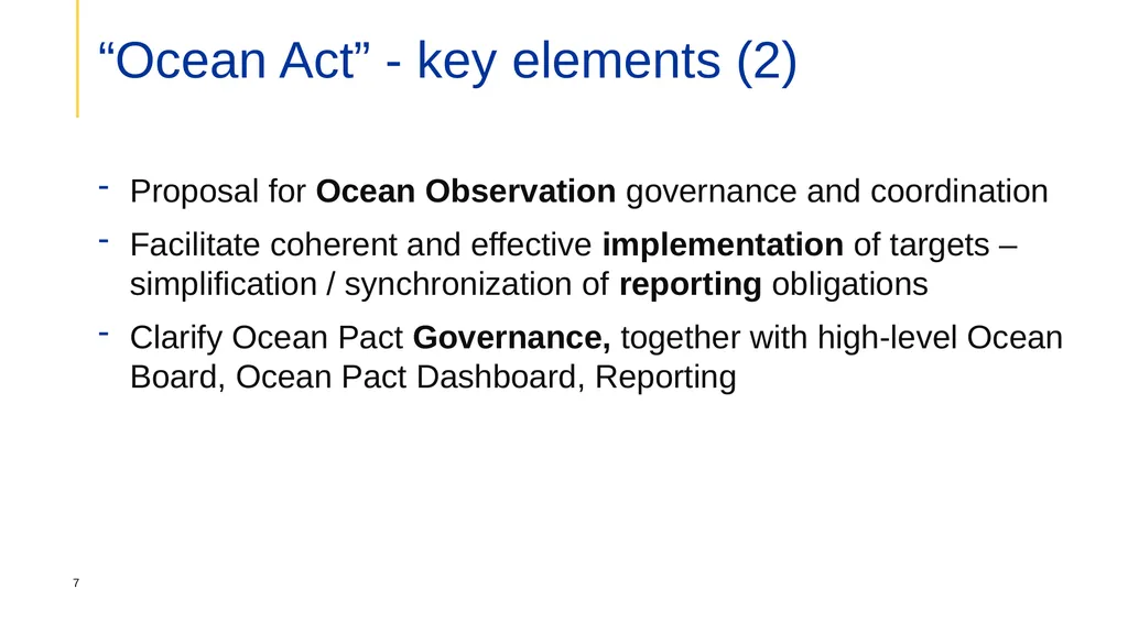 The European Ocean Pact Sustaining the ocean that - slide 7 of 10