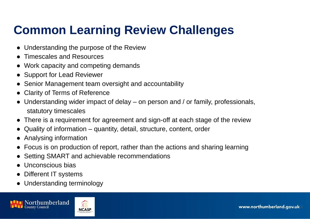Northumberland Learning Review Toolkit Document - slide 4 of 20