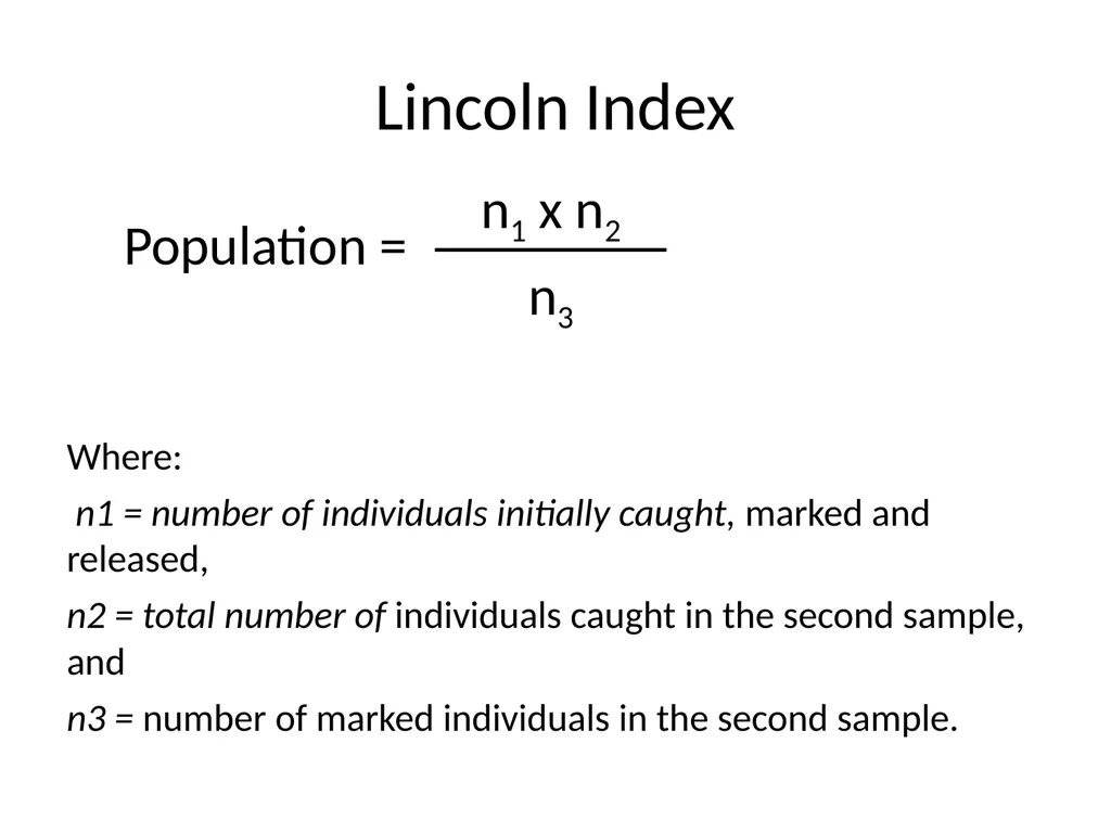 Sampling techniques for animals Advanced Higher - slide 3 of 9