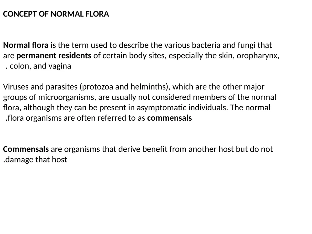 NORMAL FLORA OF HUMAN BODY Assistant Prof. Dr. - slide 2 of 16
