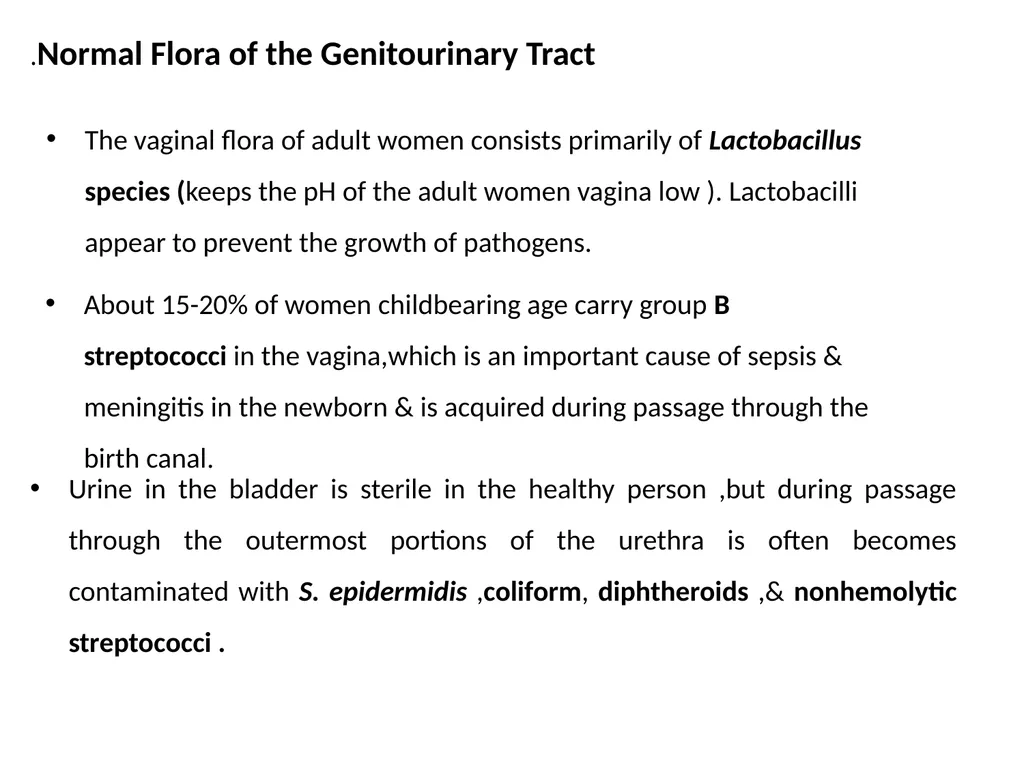 NORMAL FLORA OF HUMAN BODY Assistant Prof. Dr. - slide 15 of 16