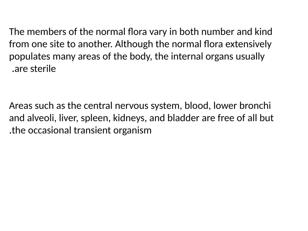 NORMAL FLORA OF HUMAN BODY Assistant Prof. Dr. - slide 3 of 16