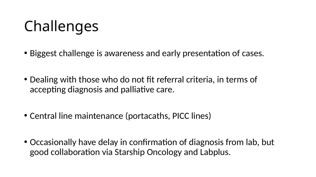 Paediatric Oncology in Tonga Background on Tonga - slide 18 of 20