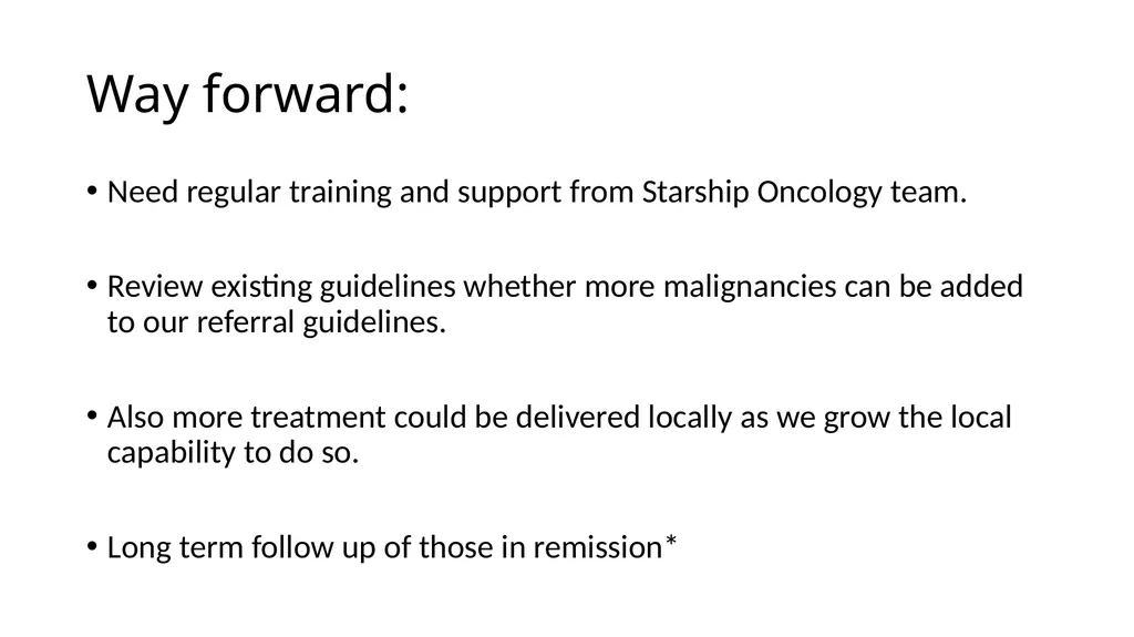 Paediatric Oncology in Tonga Background on Tonga - slide 19 of 20