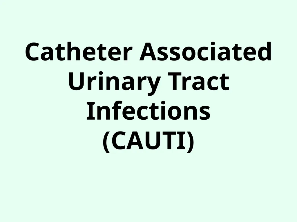 Sources of Healthcare Associated Infections - slide 25 of 29