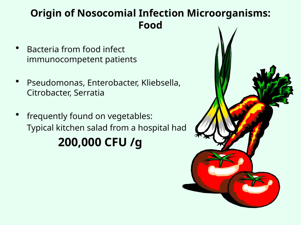 Sources of Healthcare Associated Infections - slide 9 of 29