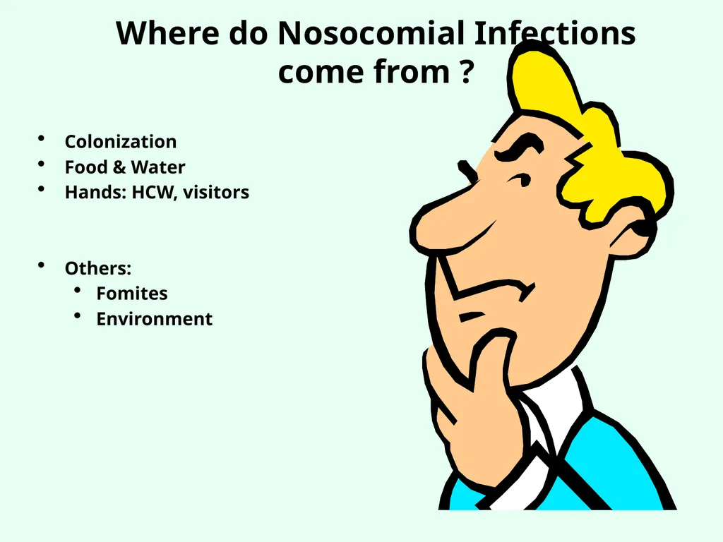 Sources of Healthcare Associated Infections - slide 2 of 29