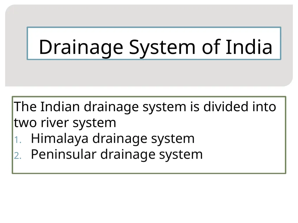MAJOR Rivers in India COMPILED By Mr. S.A.Patil - slide 2 of 14
