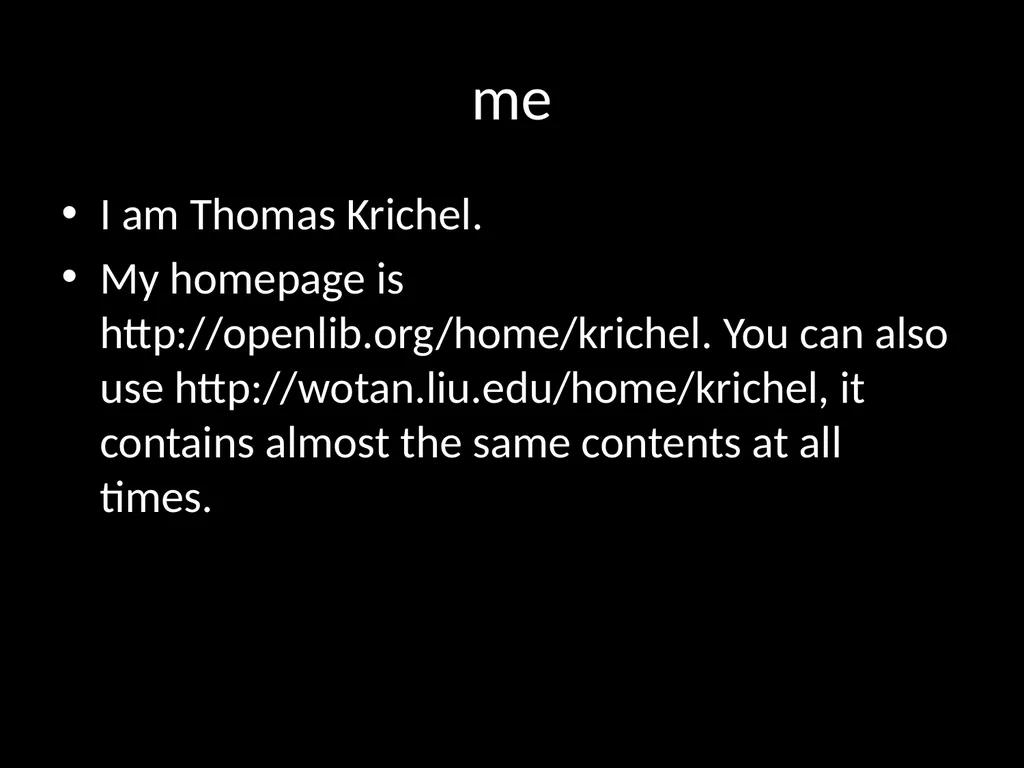 LIS618 lecture 0 Introduction to the course Thomas - slide 3 of 39