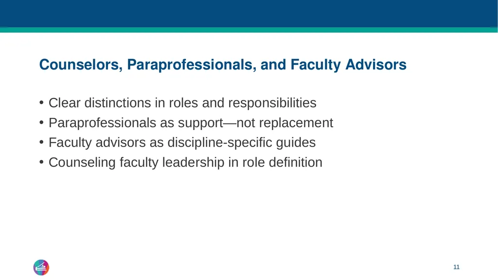 The Counselor’s Role in a Changing Landscape - slide 11 of 20