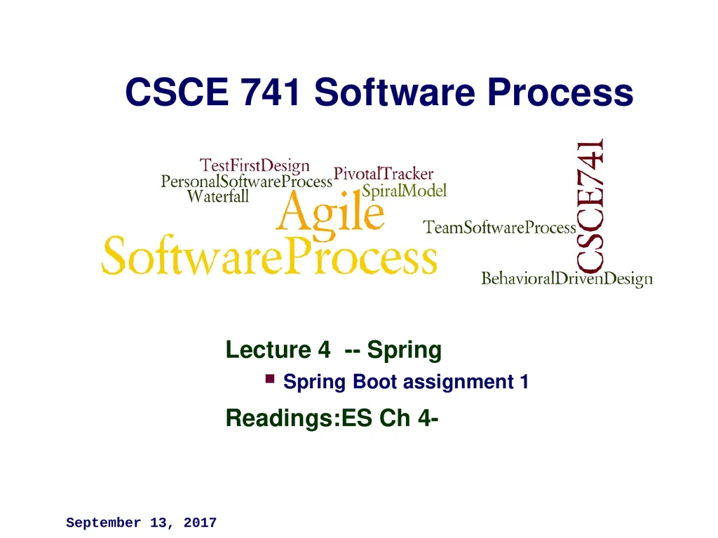 Lecture 04 Availability Topics Chapter 5 – - slide 1 of 36