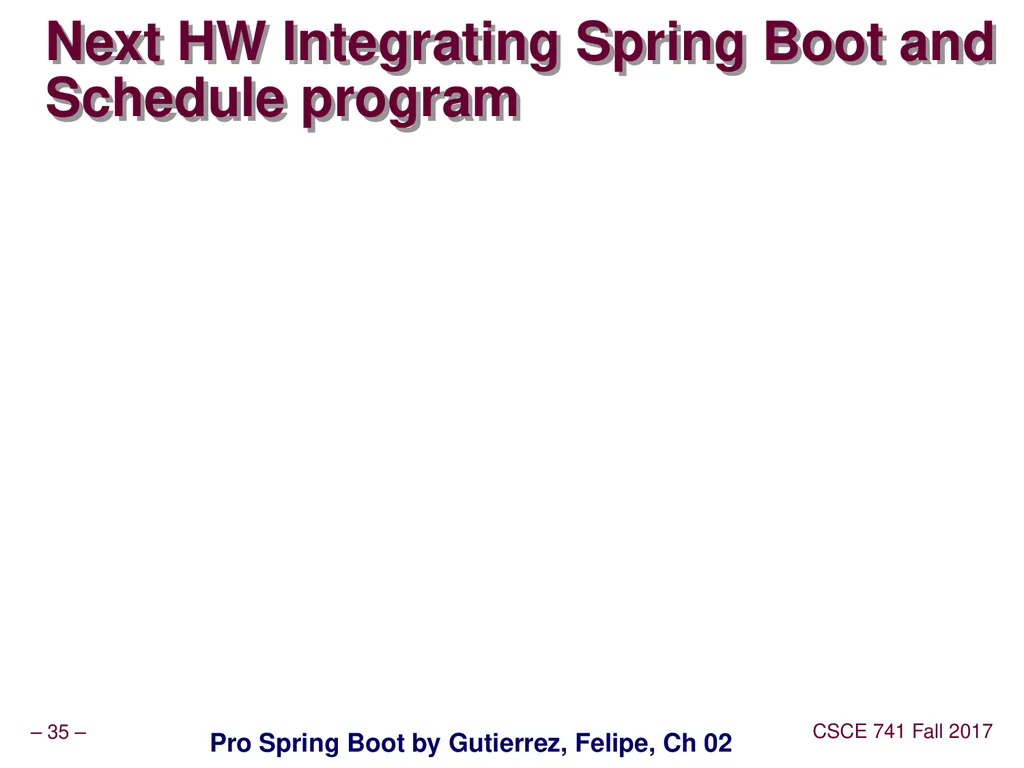 Lecture 04 Availability Topics Chapter 5 – - slide 35 of 36