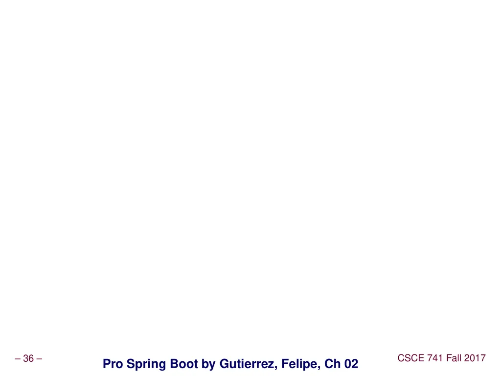 Lecture 04 Availability Topics Chapter 5 – - slide 36 of 36