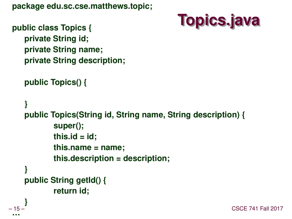 Lecture 04 Availability Topics Chapter 5 – - slide 15 of 36