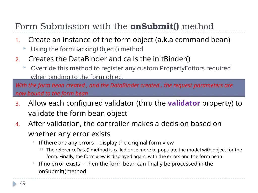 Spring Framework Benefits… Spring enables - slide 49 of 50