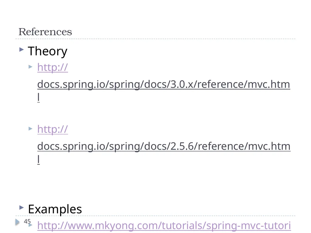 Spring Framework Benefits… Spring enables - slide 45 of 50