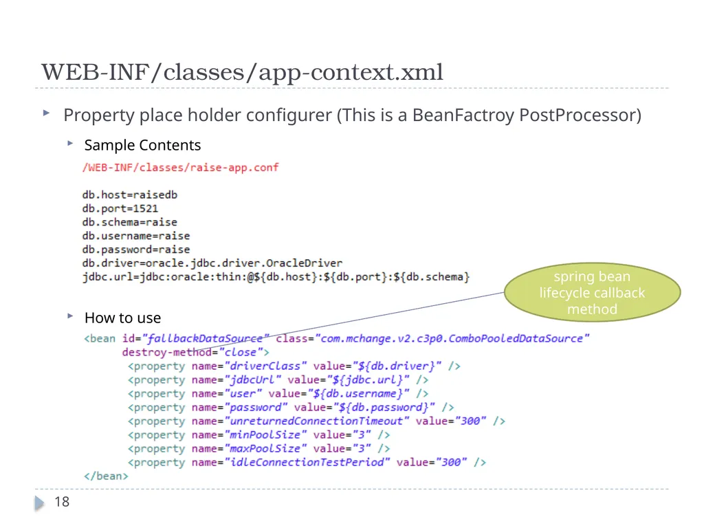 Spring Framework Benefits… Spring enables - slide 18 of 50