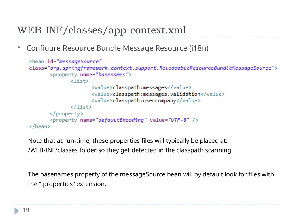 Spring Framework Benefits… Spring enables - slide 19 of 50