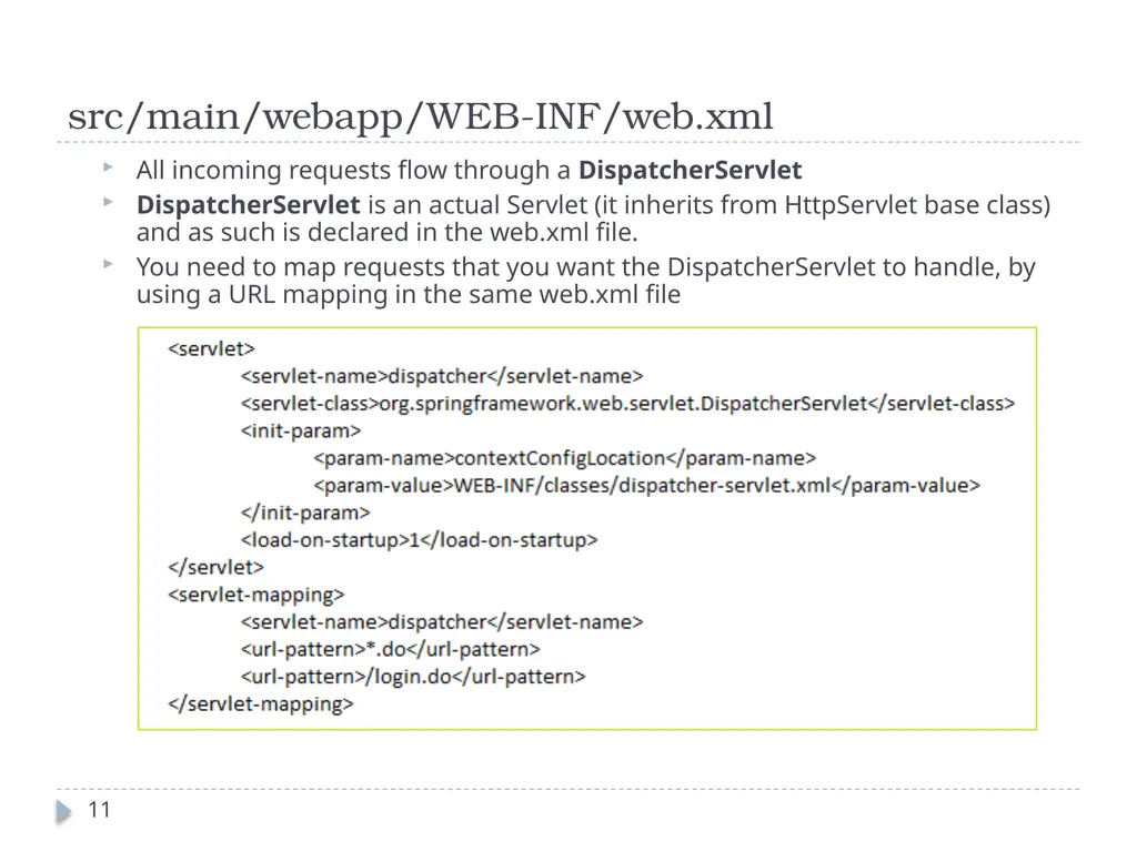 Spring Framework Benefits… Spring enables - slide 11 of 50