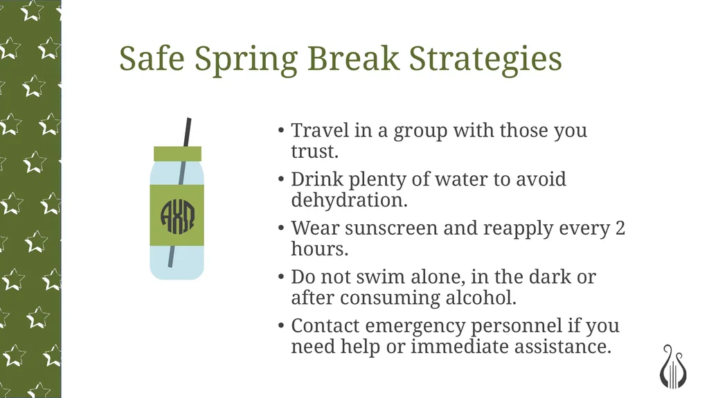 Safe Spring Break What are your plans for spring - slide 8 of 11