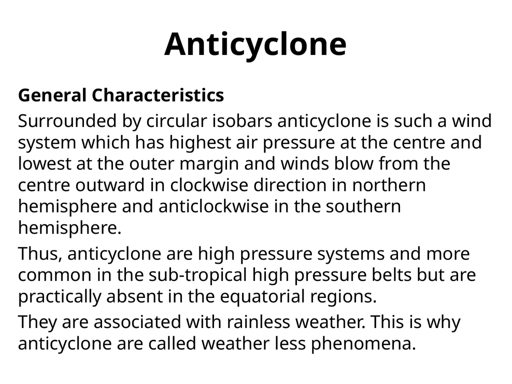 Tropical Cyclones General Characteristics Cyclone - slide 12 of 15