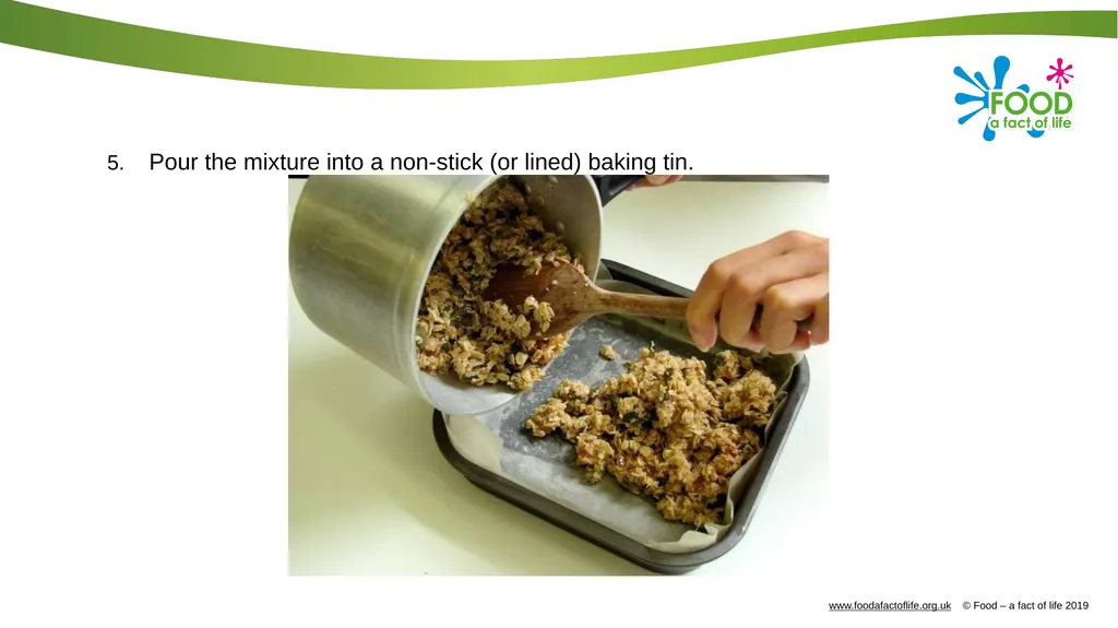 Tropical granola bars Complexity: low-medium 50g - slide 9 of 14