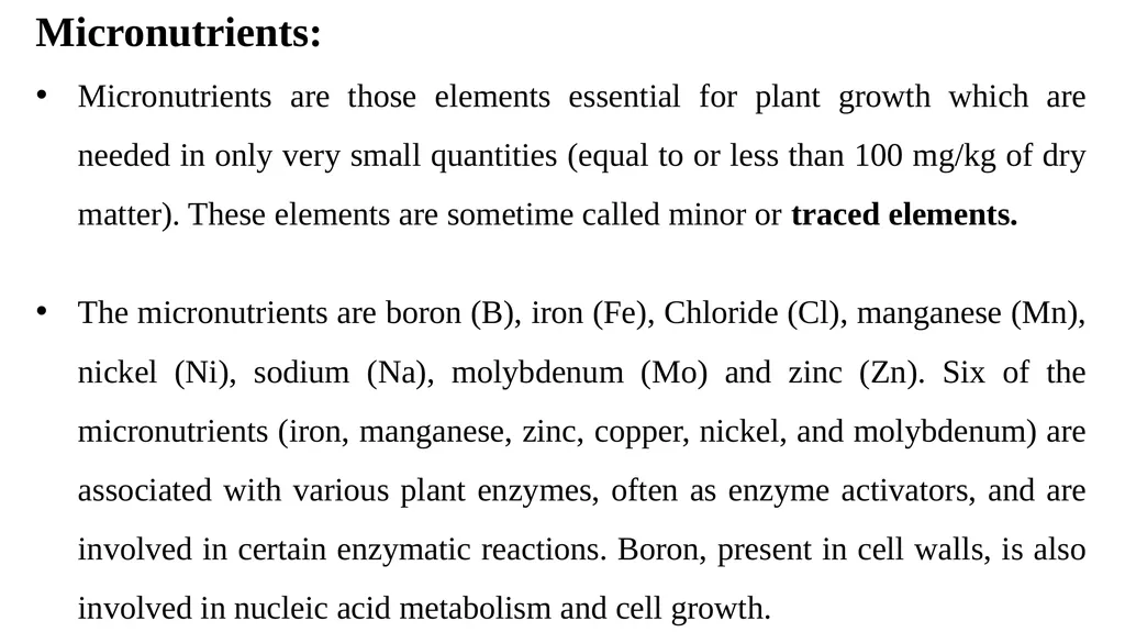 Mineral Nutrition Dr. Habibur Rahman Associate - slide 25 of 40