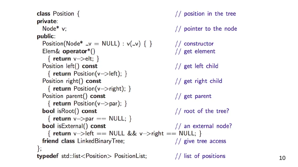 Data Structures & Programming Binary Trees - slide 10 of 20