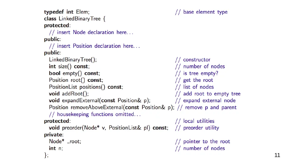 Data Structures & Programming Binary Trees - slide 11 of 20