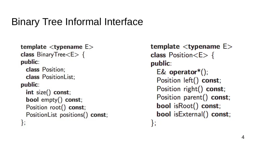 Data Structures & Programming Binary Trees - slide 4 of 20