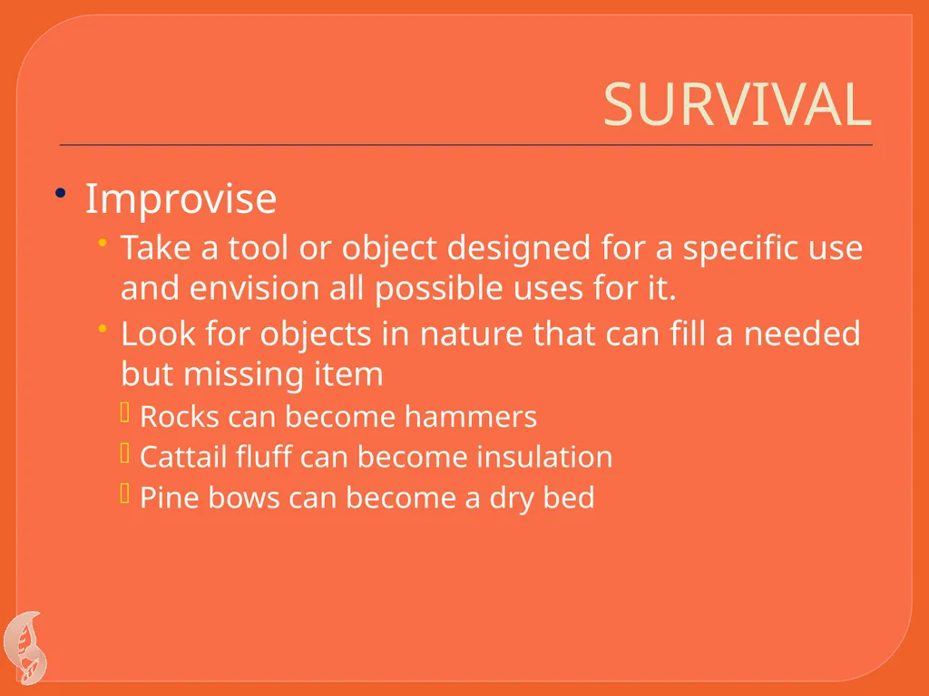 Wilderness Survival By C Kohn Waterford WI Basic - slide 9 of 29