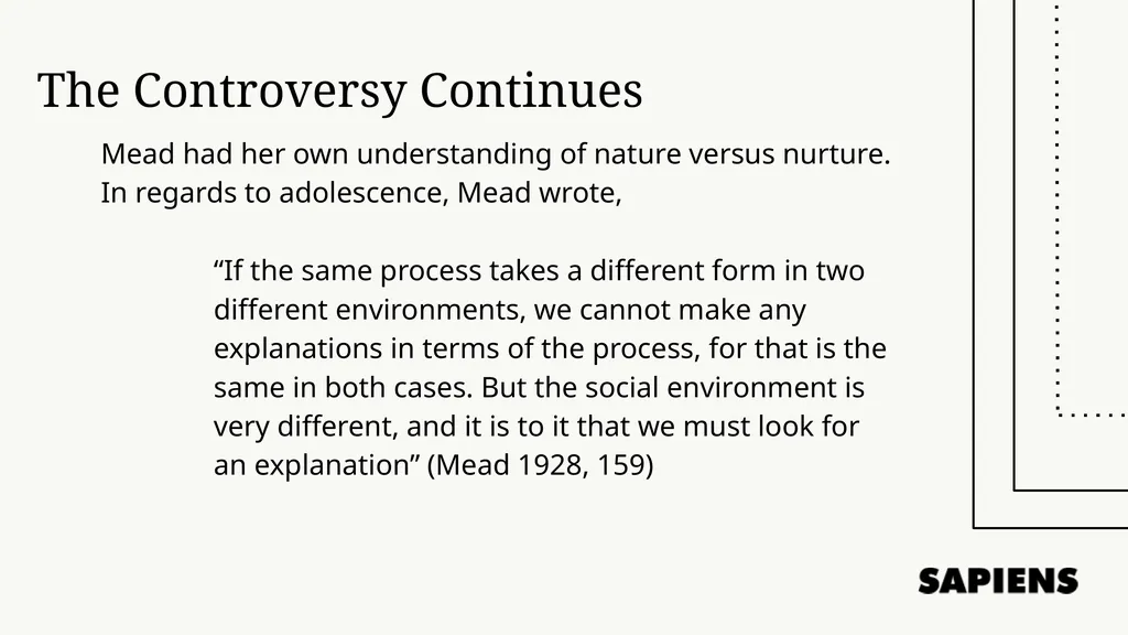 Unit 8 Nature Versus Nurture Overview Topics The - slide 8 of 9