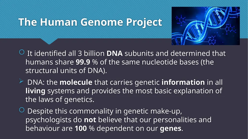 Nature vs. Nurture & Psychological Development - slide 6 of 13