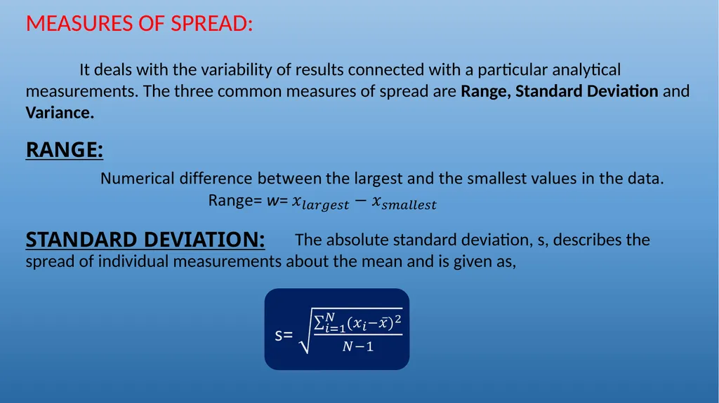 QUALITATIVE AND QUANTITATIVE ASPECTS OF ANALYSIS - slide 9 of 27