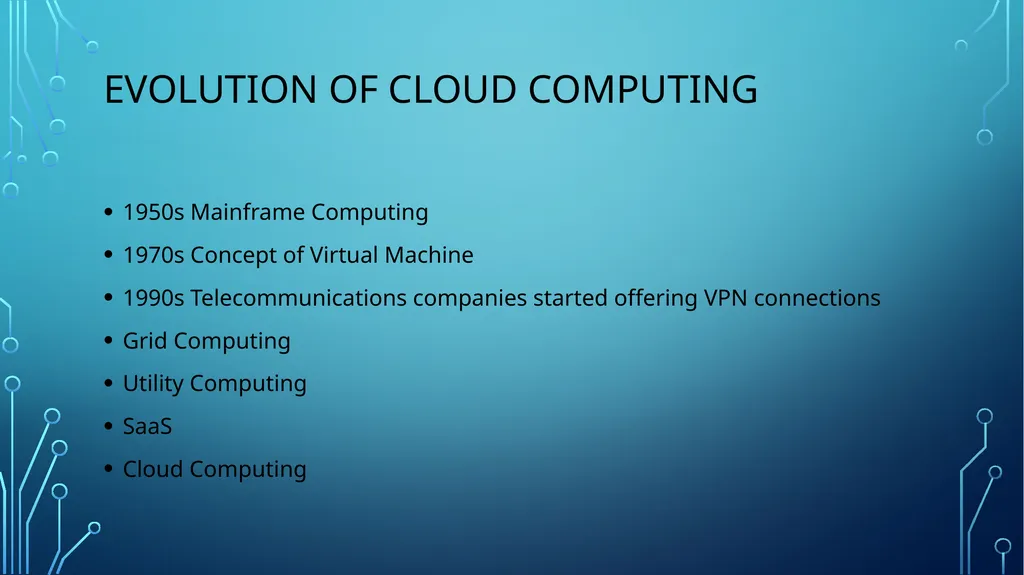Content Introduction to Cloud Computing. Multi - slide 3 of 23