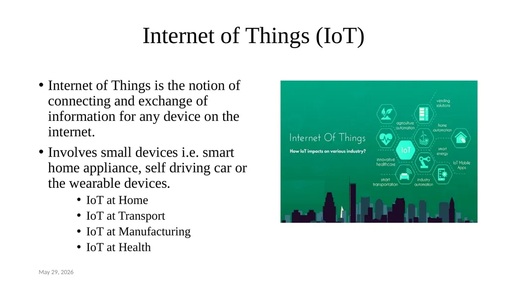 Convergence of Cloud Computing , Internet of - slide 6 of 12