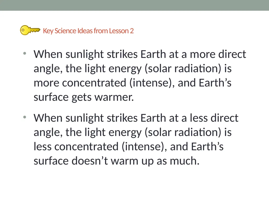 The sun’s effect on climate LeSson 4b Why Is It - slide 12 of 15