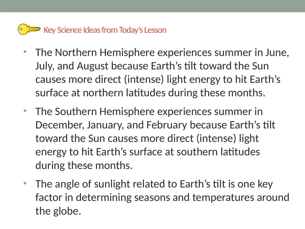 The sun’s effect on climate LeSson 4b Why Is It - slide 14 of 15