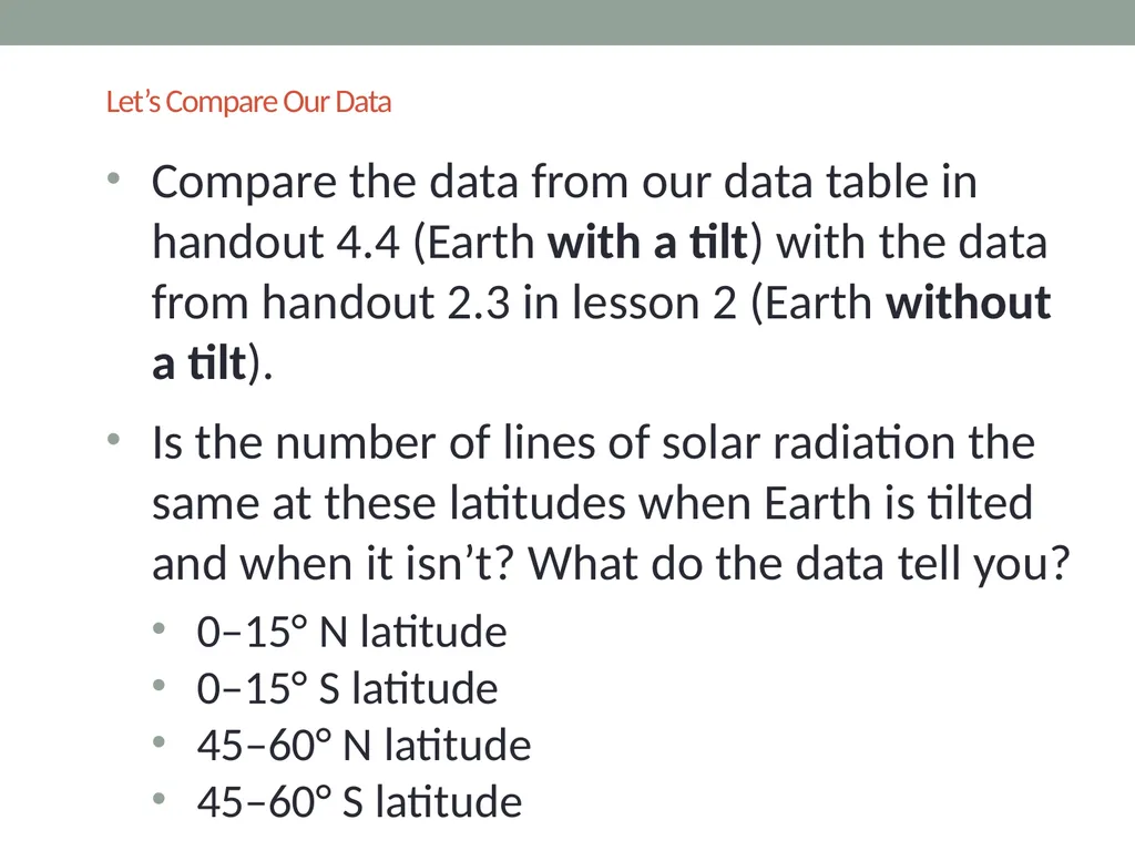 The sun’s effect on climate LeSson 4b Why Is It - slide 9 of 15