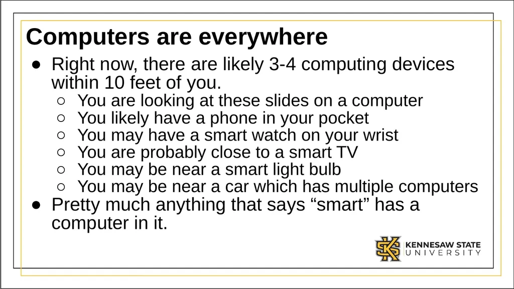 Intro to Computing Module 1 Part 2 Computers are - slide 2 of 24