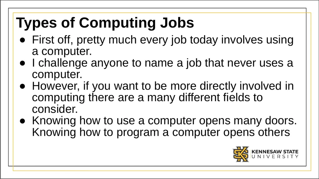 Intro to Computing Module 1 Part 2 Computers are - slide 10 of 24