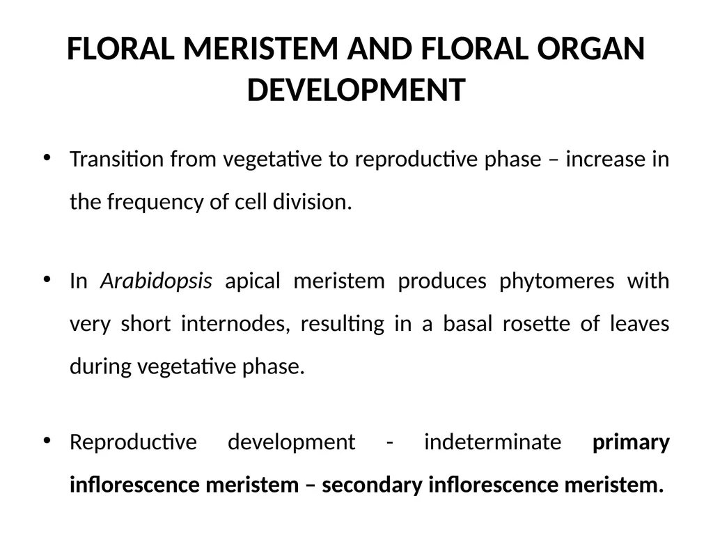 Flowering and its Regulation Prepared by Ashish - slide 4 of 39