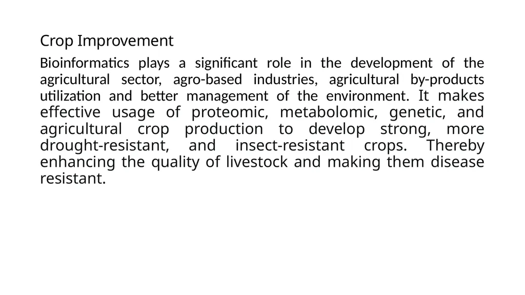 BIOINFORMATICS Pinaki Kr. Rabha The term - slide 11 of 17
