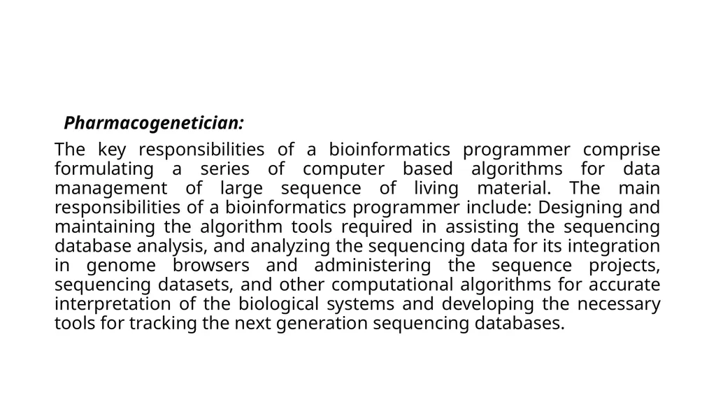 BIOINFORMATICS Pinaki Kr. Rabha The term - slide 6 of 17