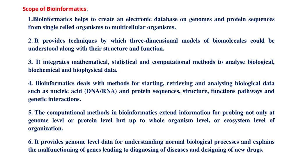 BIOINFORMATICS Pinaki Kr. Rabha The term - slide 4 of 17