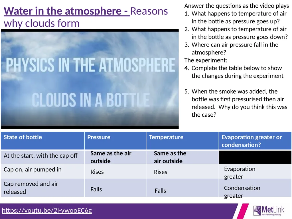 Air Pressure and Winds- Connect your learning - slide 7 of 19