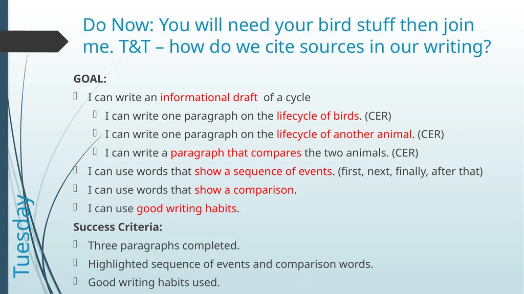 What makes a bird a native species? Write your - slide 9 of 17