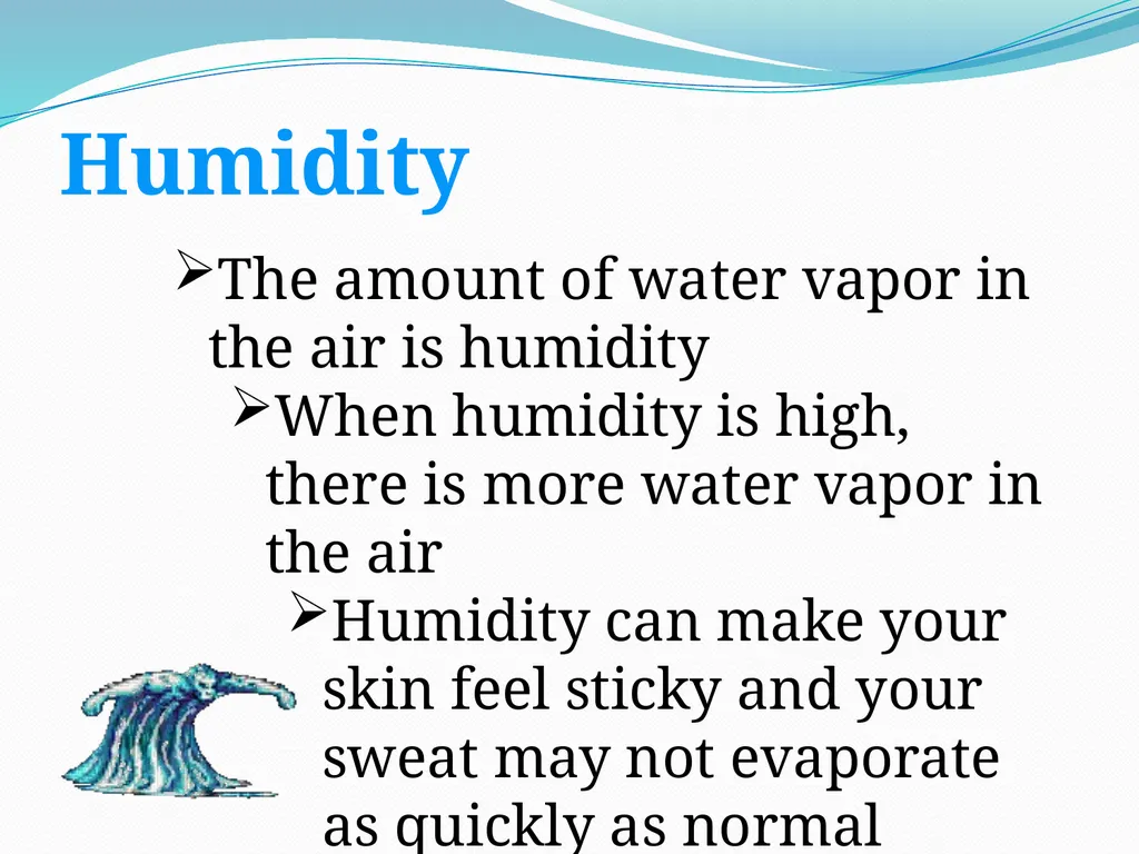 Chapter 5 Lesson 1 Describing Weather What is - slide 8 of 17