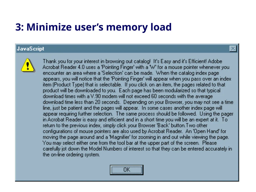 Usability Heuristics Lecture /slide deck produced - slide 21 of 69