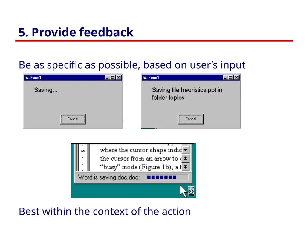 Usability Heuristics Lecture /slide deck produced - slide 28 of 69